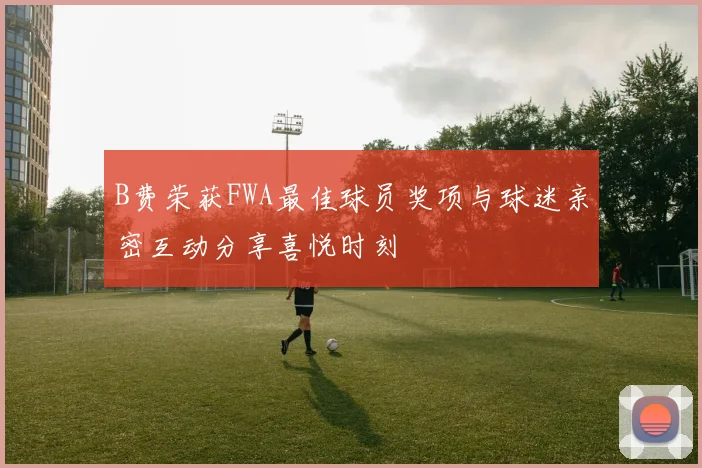 B费荣获FWA最佳球员奖项与球迷亲密互动分享喜悦时刻